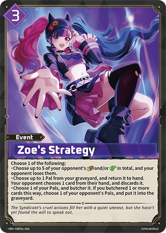 Image for Zoe's Strategy (EBP01-095) (EBP01) - Palworld Official Card Game