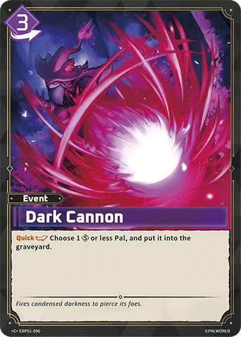 Image for Dark Cannon (EBP01-096) (EBP01) - Palworld Official Card Game