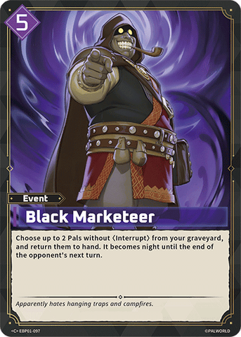Image for Black Marketeer (EBP01-097) (EBP01) - Palworld Official Card Game