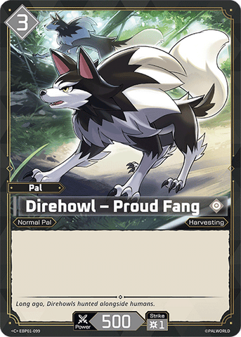 Image for Direhowl – Proud Fang (EBP01-099) (EBP01) - Palworld Official Card Game