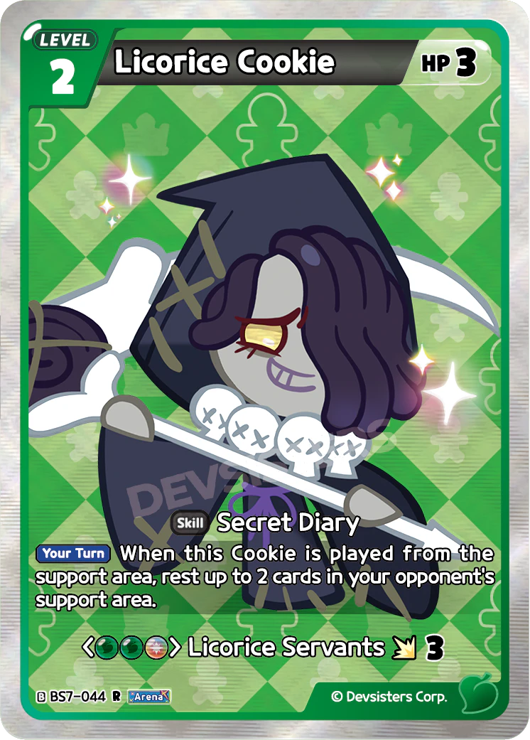 Image for Licorice Cookie (BS7-044) (BS7) - CookieRun: Braverse TCG