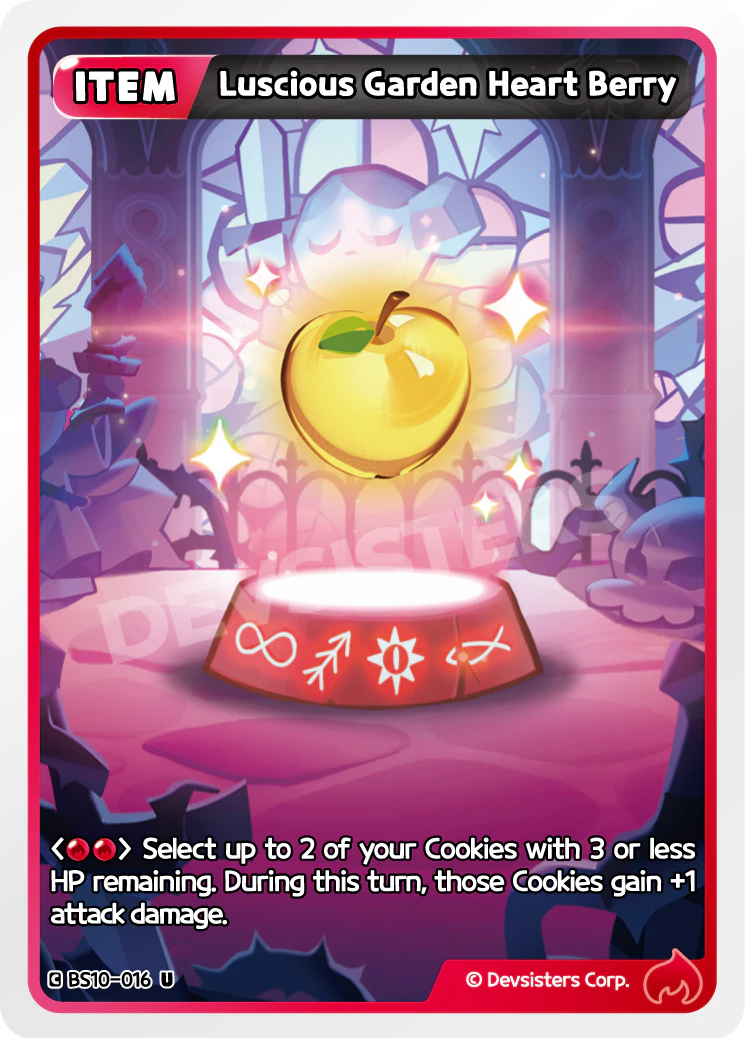 Image for Luscious Garden Heart Berry (BS10-016) (BS10) - CookieRun: Braverse TCG