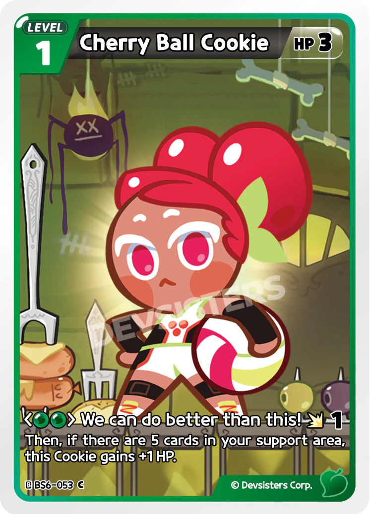 Image for Cherry Ball Cookie (BS6-053) (BS6) - CookieRun: Braverse TCG