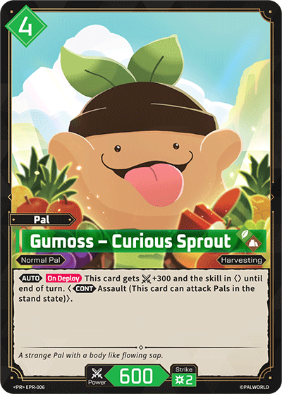 Image for Gumoss – Curious Sprout (EPR-006) (PR2026) - Palworld Official Card Game