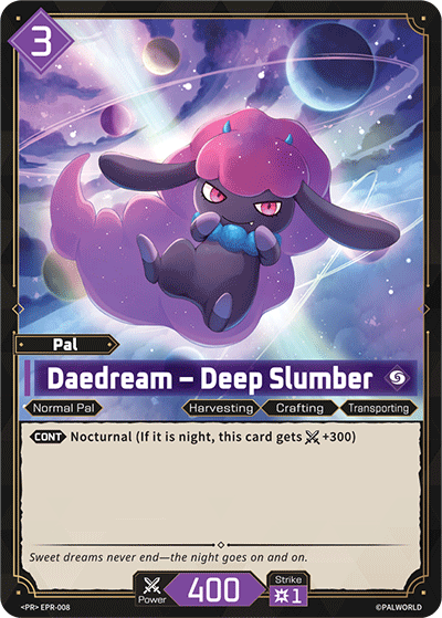 Image for Daedream – Deep Slumber (EPR-008) (PR2026) - Palworld Official Card Game