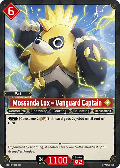 Image for Mossanda Lux – Vanguard Captain (ETD01-006) (ETD01) - Palworld Official Card Game