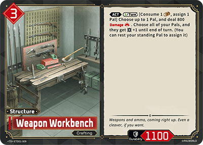 Image for Weapon Workbench (ETD01-009) (ETD01) - Palworld Official Card Game