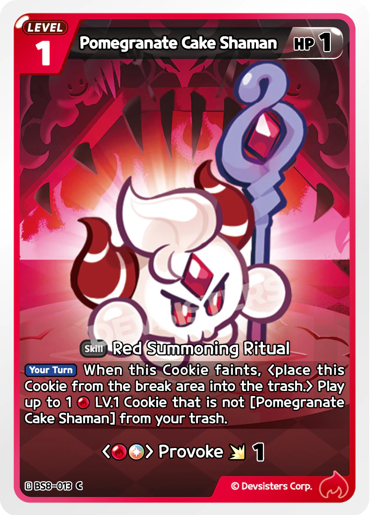 Image for Pomegranate Cake Shaman (BS8-013) (BS8) - CookieRun: Braverse TCG