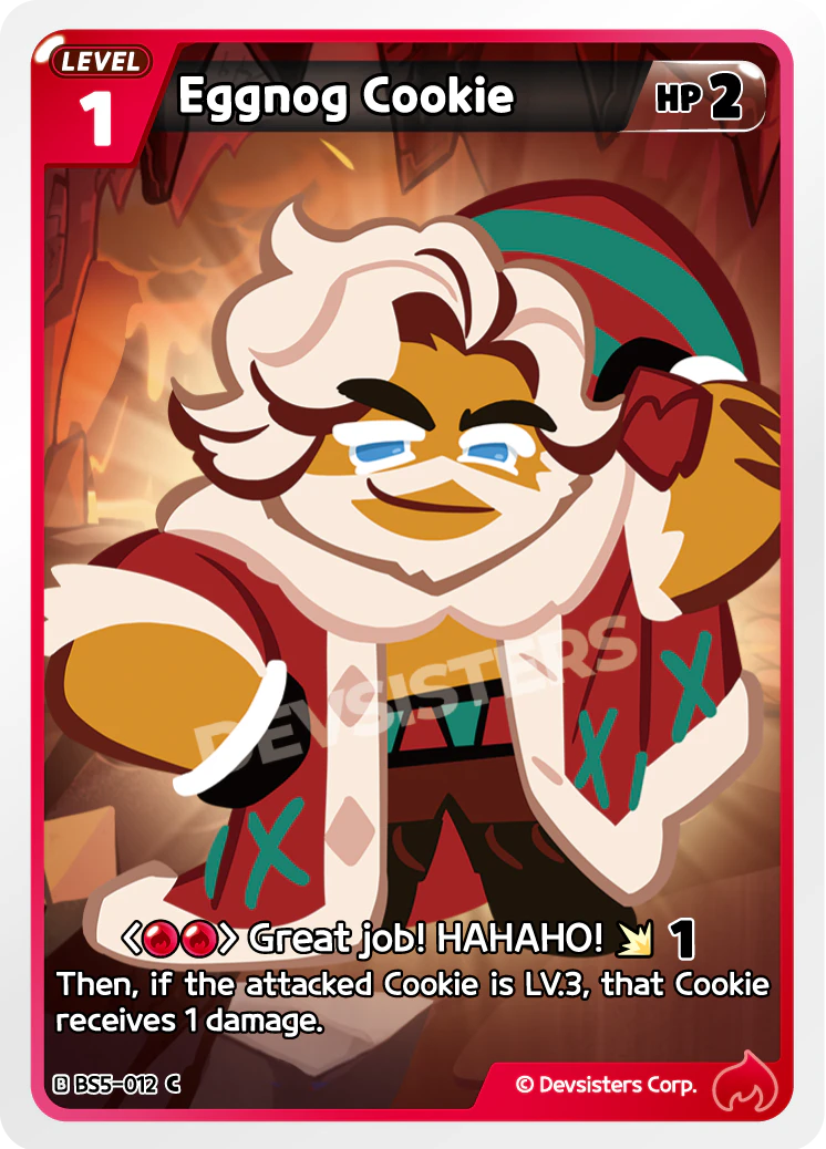 Image for Eggnog Cookie (BS5-012) (BS5) - CookieRun: Braverse TCG