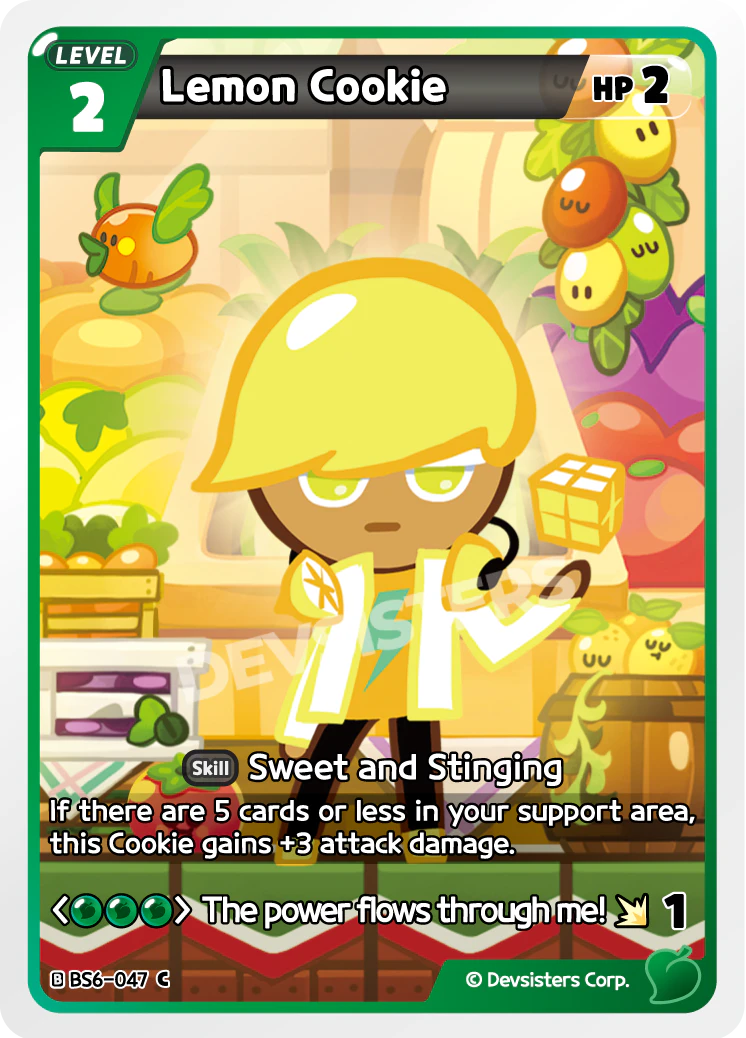 Image for Lemon Cookie (BS6-047) (BS6) - CookieRun: Braverse TCG
