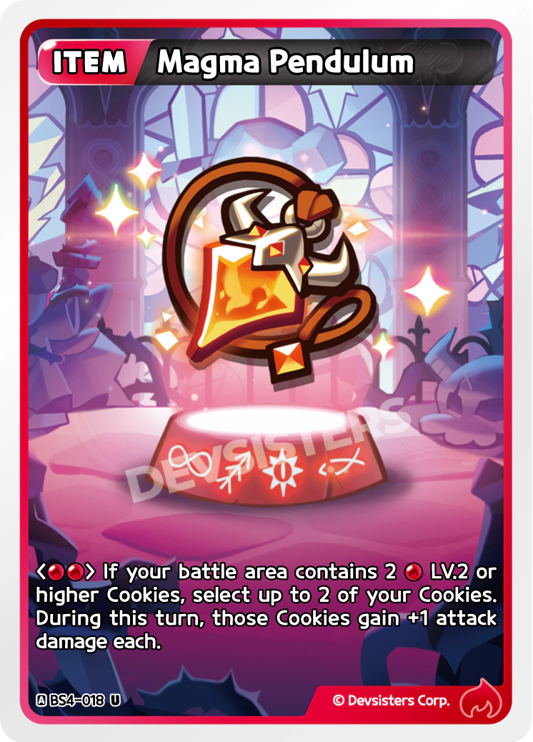 Image for Magma Pendulum (BS4-018) (BS4) - CookieRun: Braverse TCG