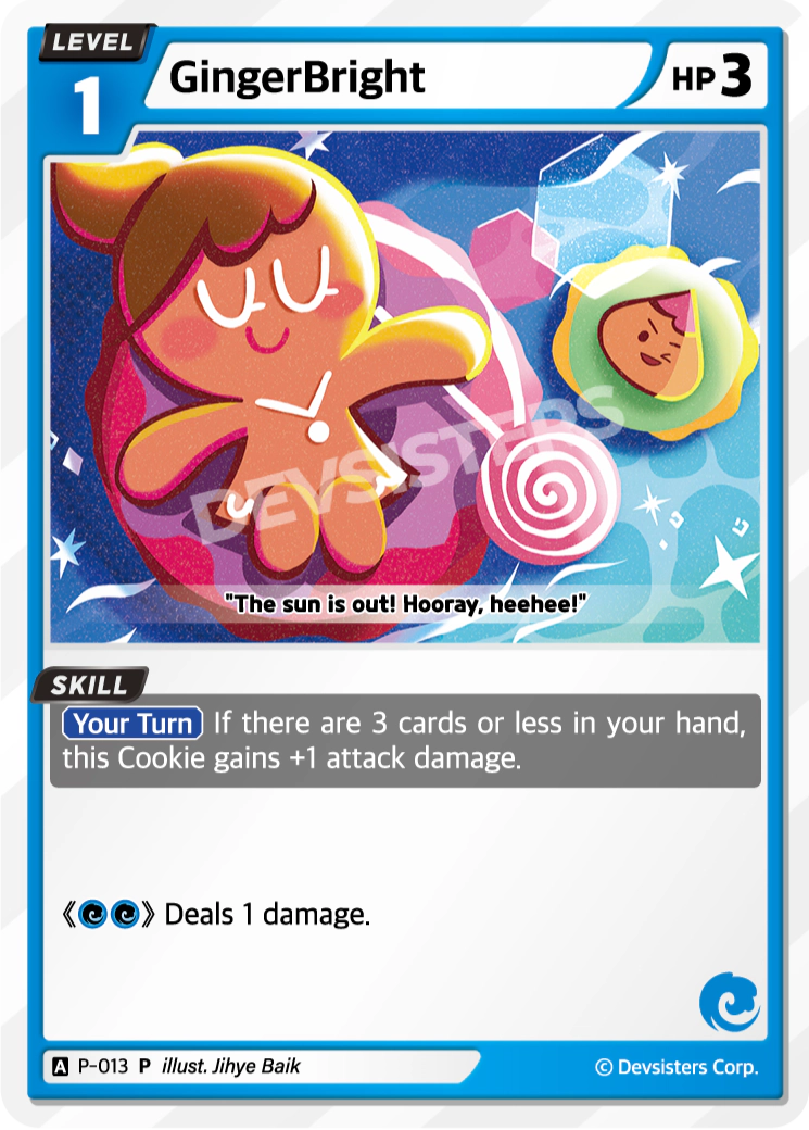 Image for GingerBright (P-013) (P) - CookieRun: Braverse TCG