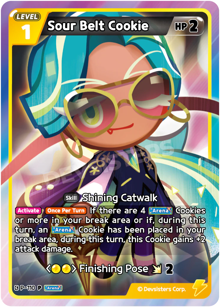 Image for Sour Belt Cookie (P-110) (P) - CookieRun: Braverse TCG