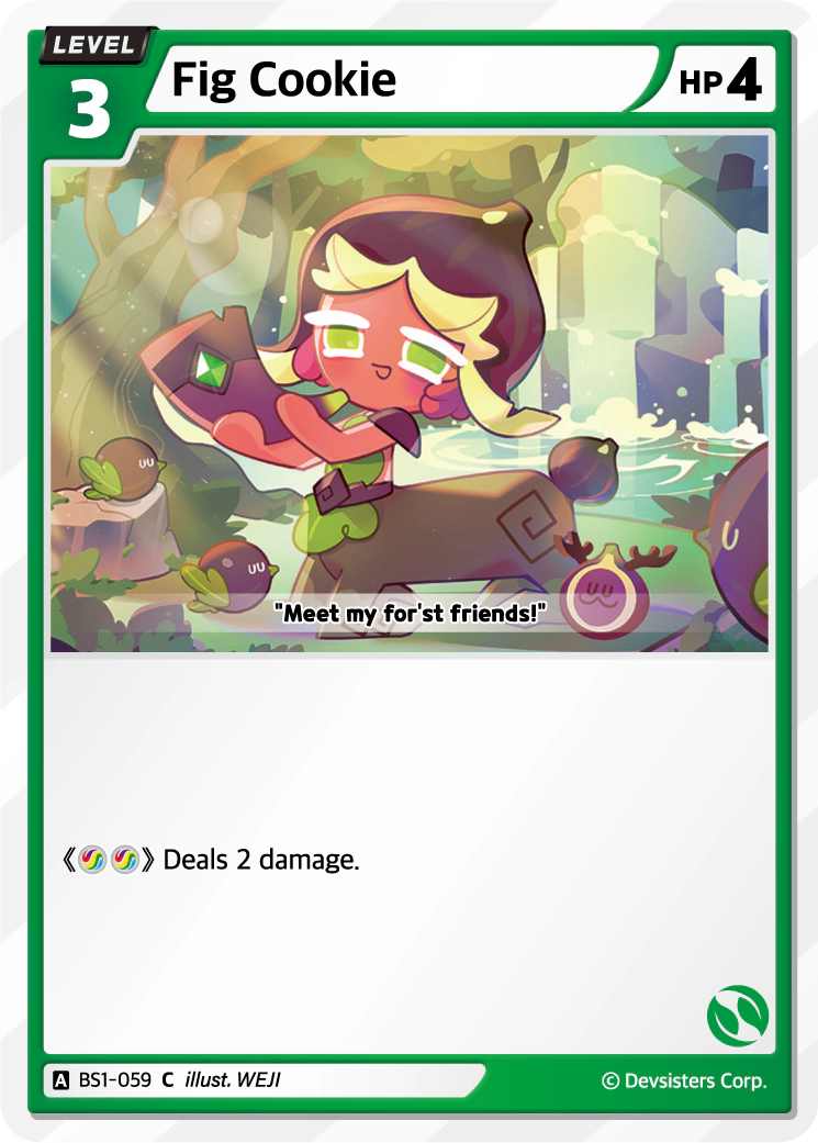 Image for Fig Cookie (BS1-059) (BS1) - CookieRun: Braverse TCG