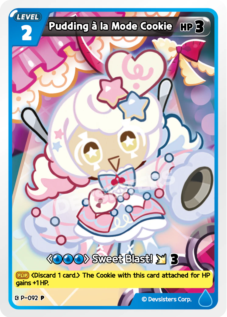 Image for Pudding à la Mode Cookie (P-092) (P) - CookieRun: Braverse TCG