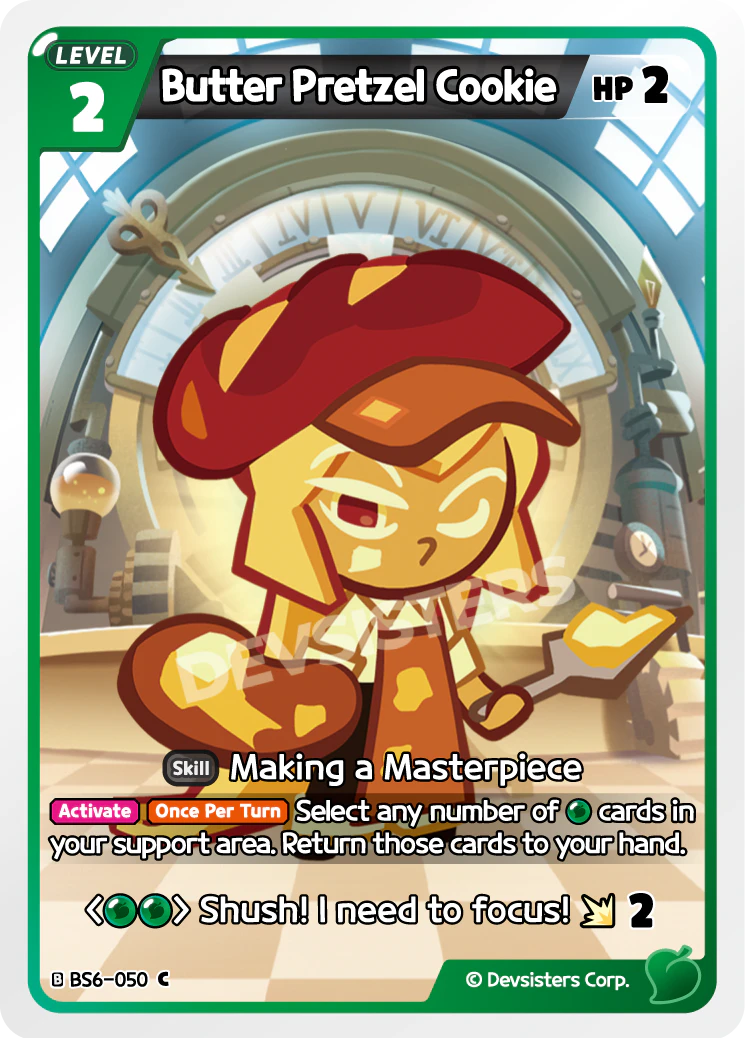 Image for Butter Pretzel Cookie (BS6-050) (BS6) - CookieRun: Braverse TCG