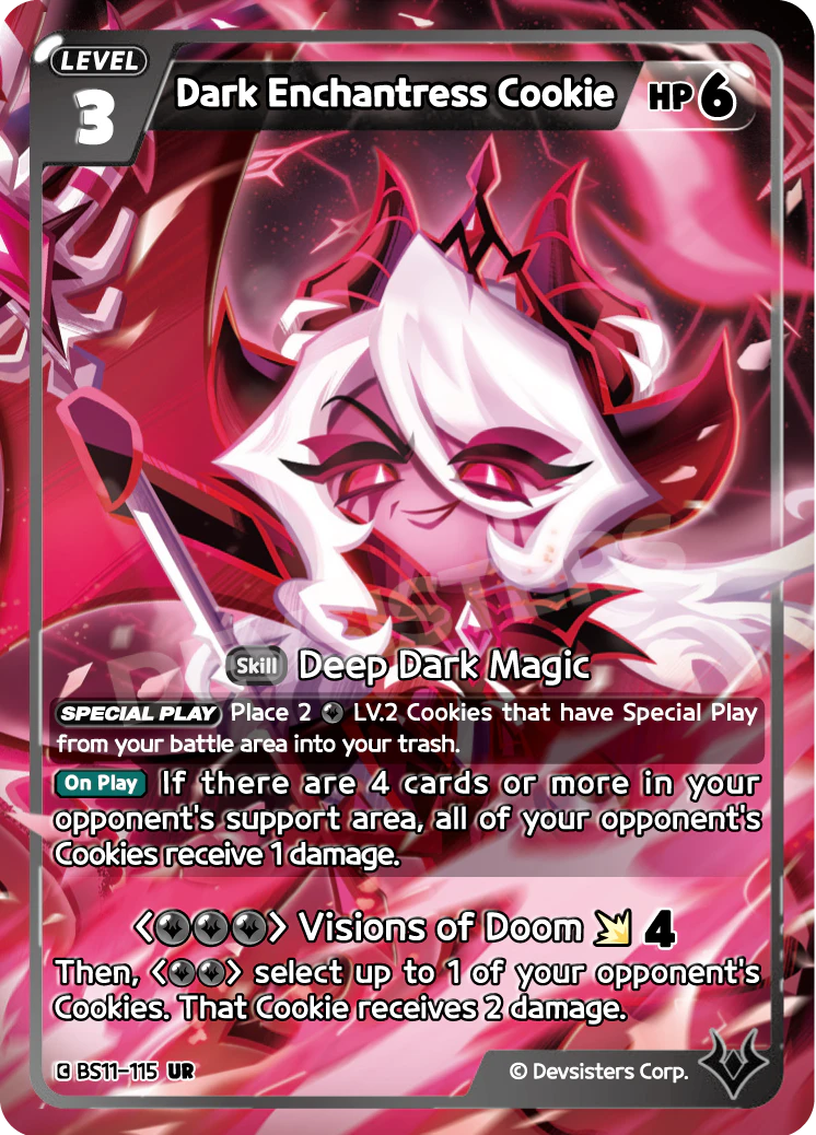 Image for Dark Enchantress Cookie (BS11-115) (BS11) - CookieRun: Braverse TCG