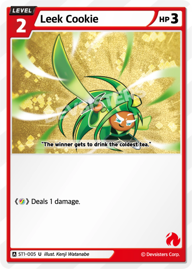 Image for Leek Cookie (ST1-005) (ST1) - CookieRun: Braverse TCG