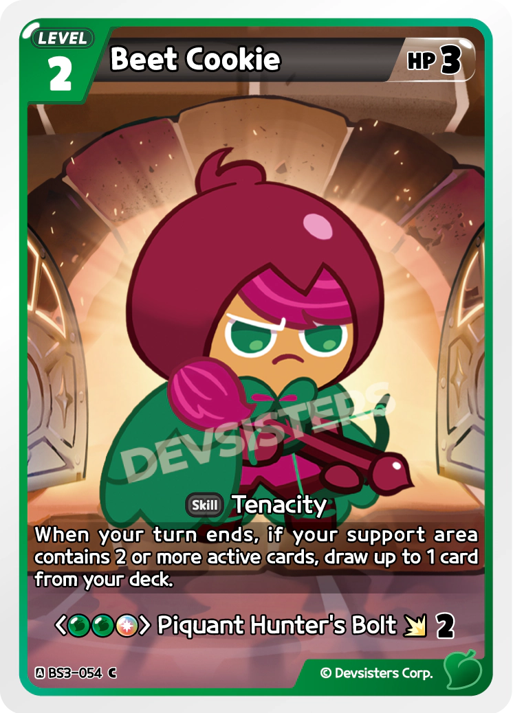 Image for Beet Cookie (BS3-054) (BS3) - CookieRun: Braverse TCG