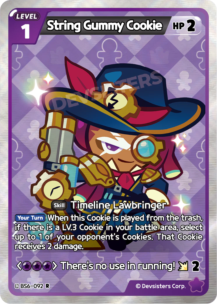 Image for String Gummy Cookie (BS6-092) (BS6) - CookieRun: Braverse TCG