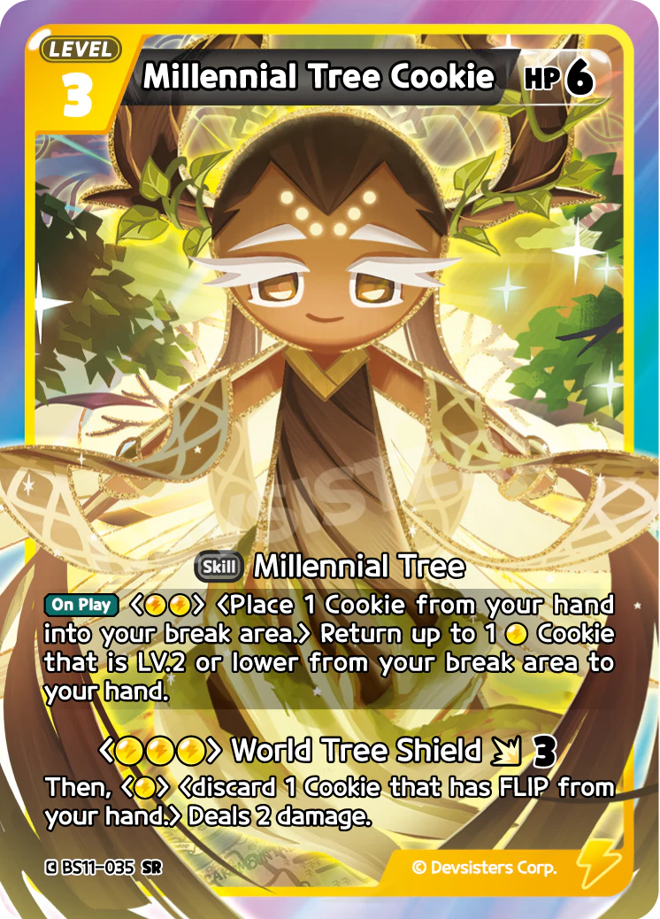 Image for Millennial Tree Cookie (BS11-035) (BS11) - CookieRun: Braverse TCG