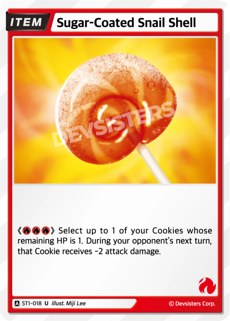 Image for Sugar-Coated Snail Shell (ST1-018) (ST1) - CookieRun: Braverse TCG