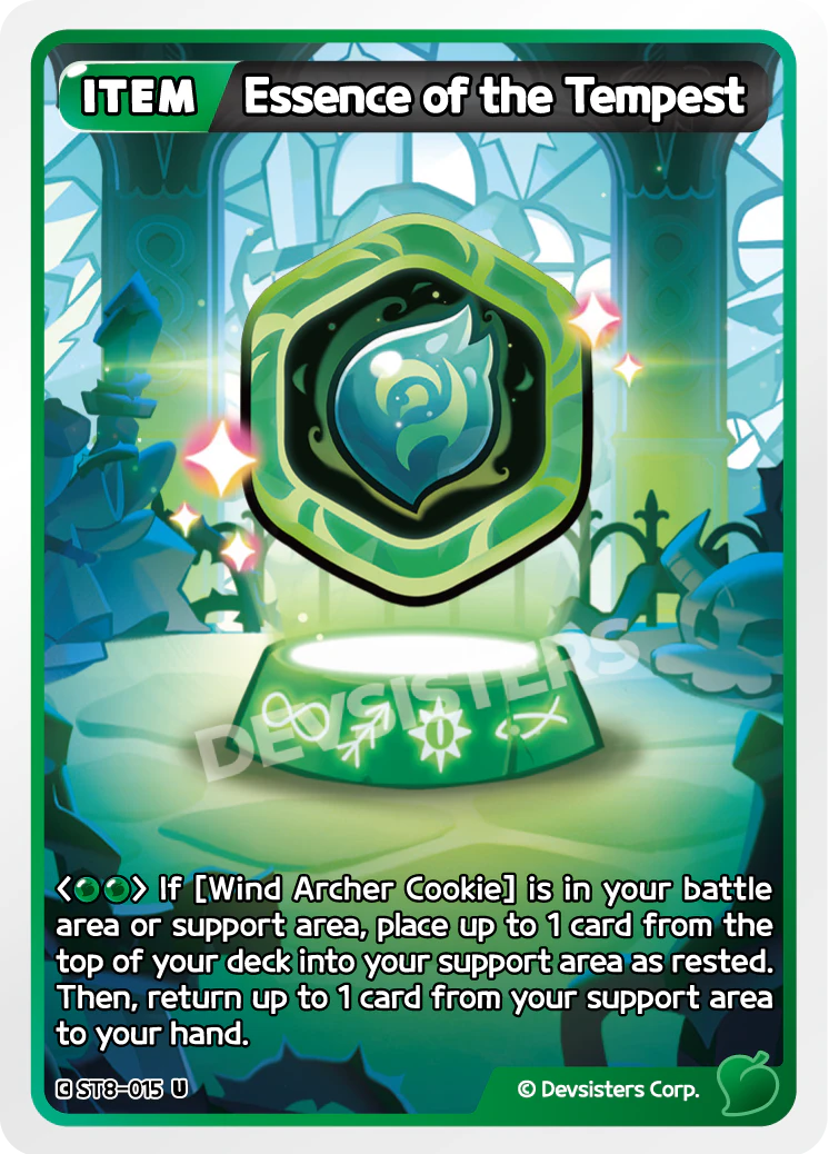 Image for Essence of the Tempest (ST8-015) (ST8) - CookieRun: Braverse TCG