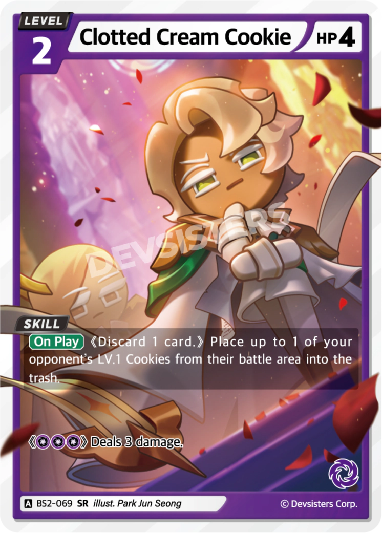 Image for Clotted Cream Cookie (BS2-069) (BS2) - CookieRun: Braverse TCG