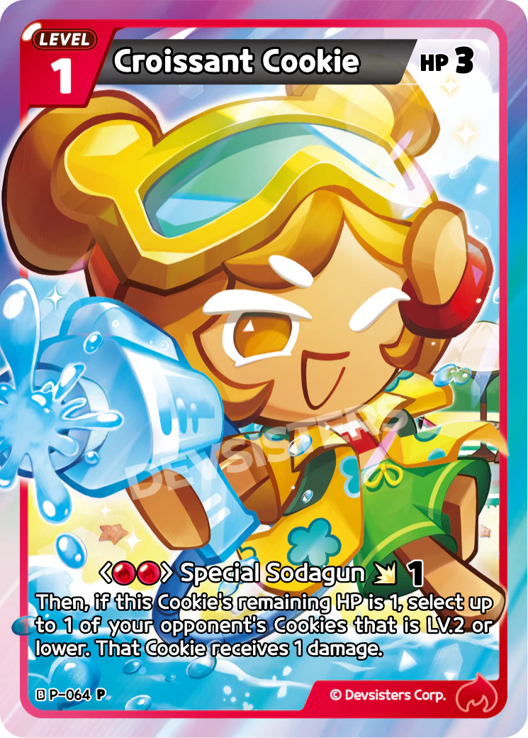 Image for Croissant Cookie (P-064) (P) - CookieRun: Braverse TCG