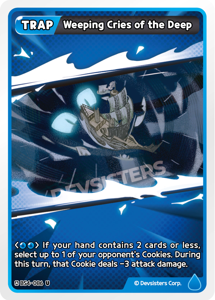 Image for Weeping Cries of the Deep (BS4-086) (BS4) - CookieRun: Braverse TCG