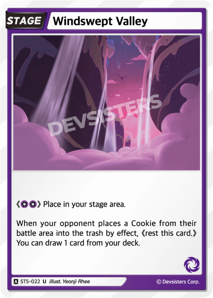 Image for Windswept Valley (ST5-022) (ST5) - CookieRun: Braverse TCG