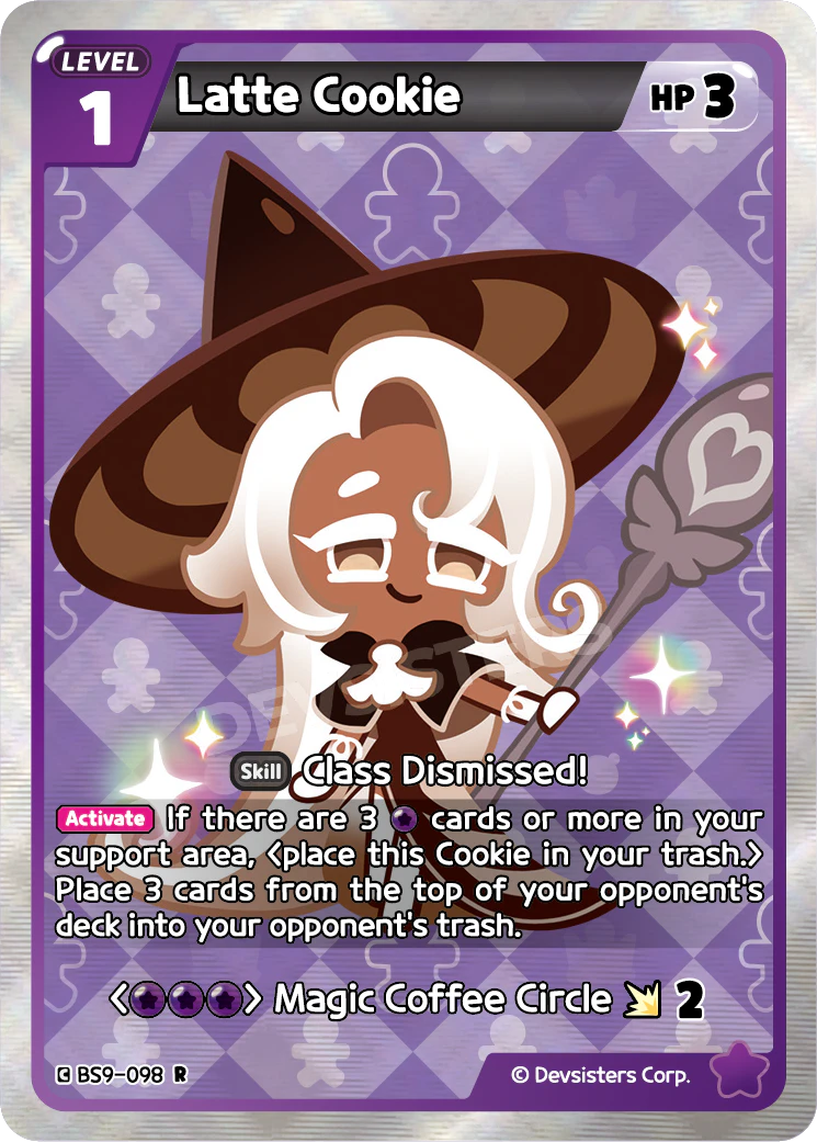 Image for Latte Cookie (BS9-098) (BS9) - CookieRun: Braverse TCG