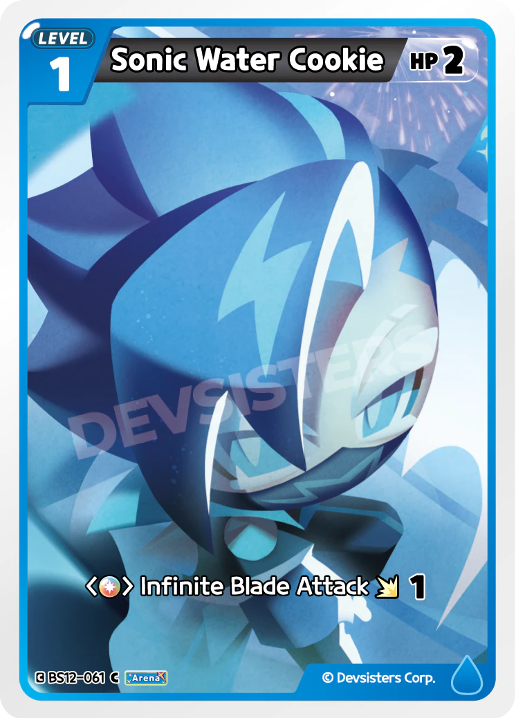Image for Sonic Water Cookie (BS12-061) (BS12) - CookieRun: Braverse TCG