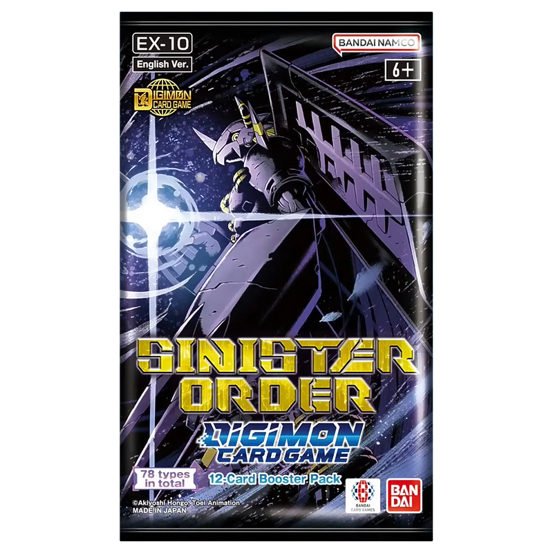 DIGIMON SINISTER ORDER BOOSTER PACK [EX10]