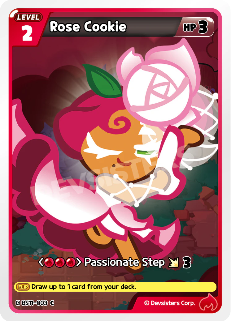 Image for Rose Cookie (BS11-003) (BS11) - CookieRun: Braverse TCG