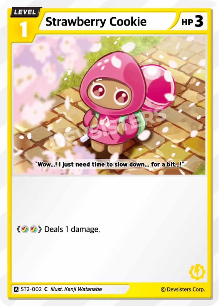 Image for Strawberry Cookie (ST2-002) (ST2) - CookieRun: Braverse TCG