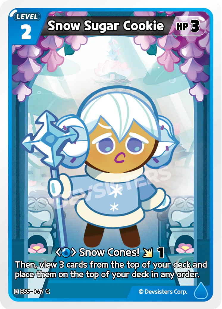Image for Snow Sugar Cookie (BS5-067) (BS5) - CookieRun: Braverse TCG