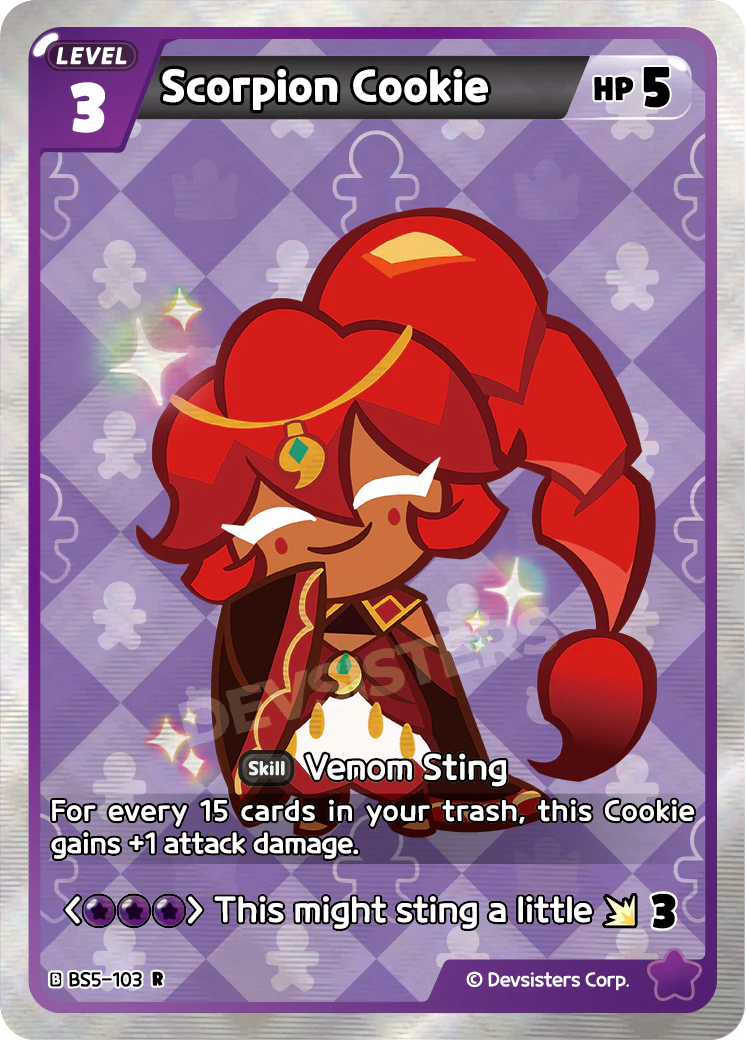 Image for Scorpion Cookie (BS5-103) (BS5) - CookieRun: Braverse TCG