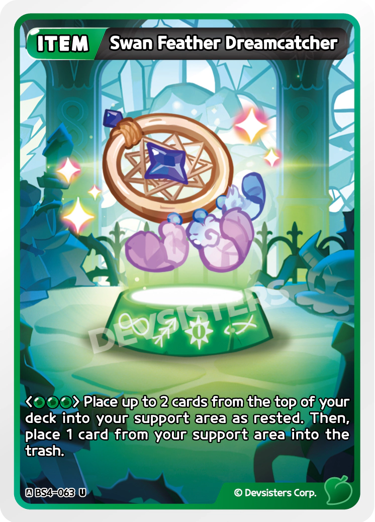Image for Swan Feather Dreamcatcher (BS4-063) (BS4) - CookieRun: Braverse TCG