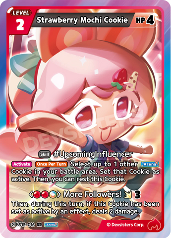 Image for Strawberry Mochi Cookie (BS12-016) (BS12) - CookieRun: Braverse TCG