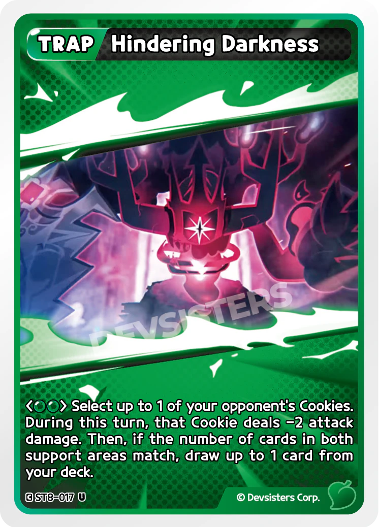 Image for Hindering Darkness (ST8-017) (ST8) - CookieRun: Braverse TCG