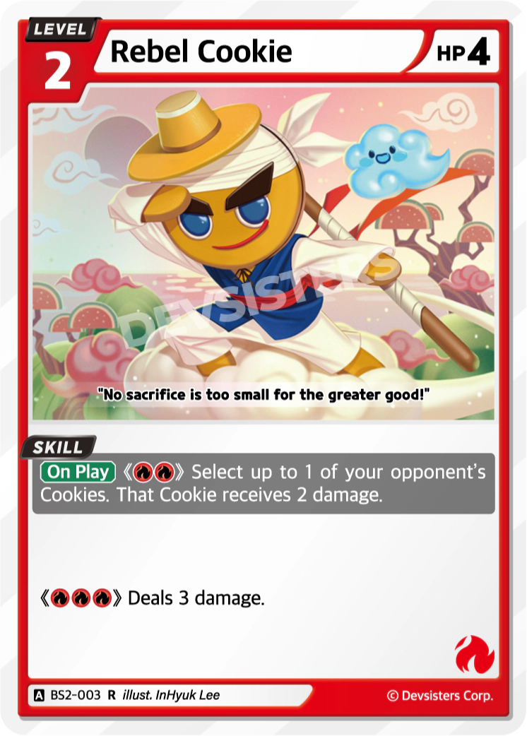Image for Rebel Cookie (BS2-003) (BS2) - CookieRun: Braverse TCG