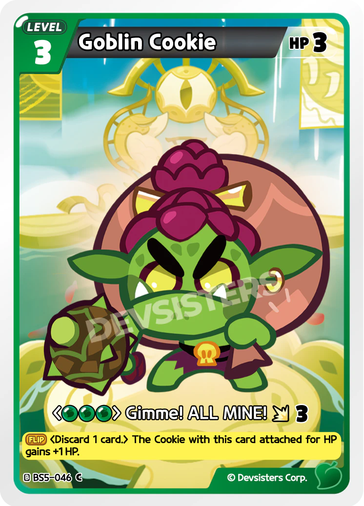 Image for Goblin Cookie (BS5-046) (BS5) - CookieRun: Braverse TCG