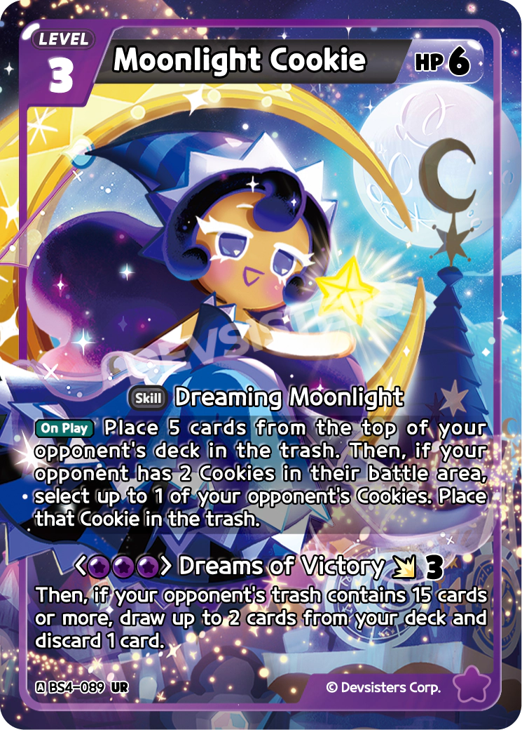 Image for Moonlight Cookie (BS4-089) (BS4) - CookieRun: Braverse TCG