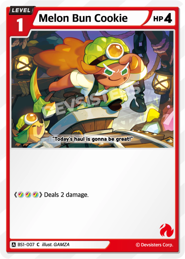 Image for Melon Bun Cookie (BS1-007) (BS1) - CookieRun: Braverse TCG