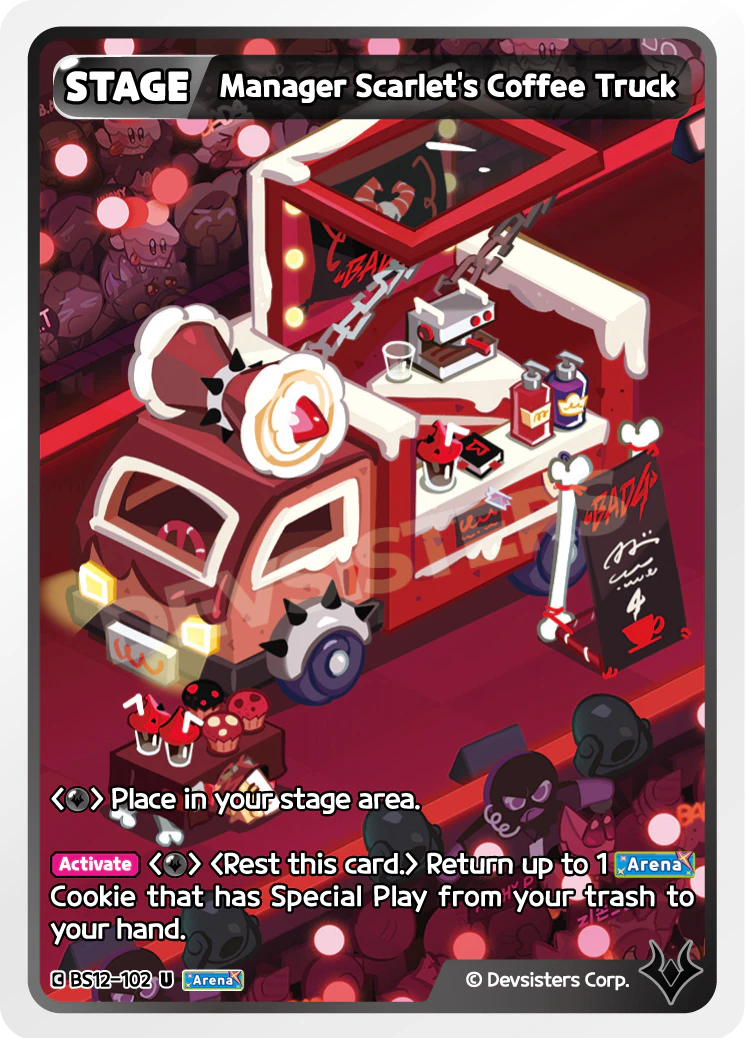 Image for Manager Scarlet's Coffee Truck (BS12-102) (BS12) - CookieRun: Braverse TCG