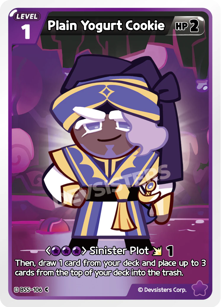 Image for Plain Yogurt Cookie (BS5-106) (BS5) - CookieRun: Braverse TCG