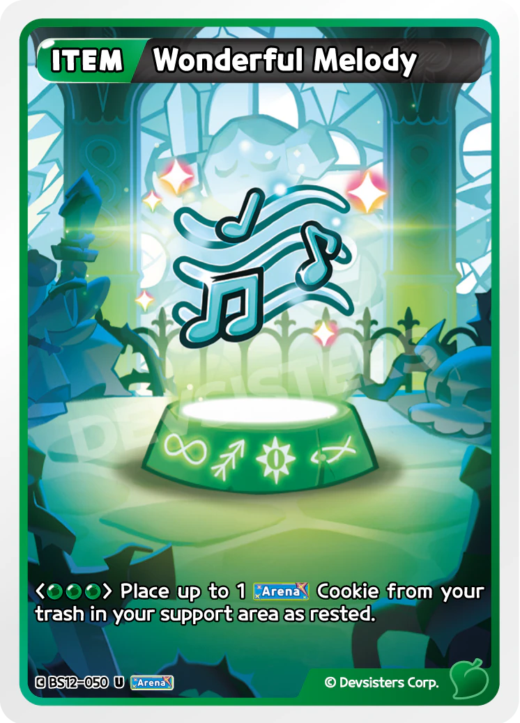 Image for Wonderful Melody (BS12-050) (BS12) - CookieRun: Braverse TCG