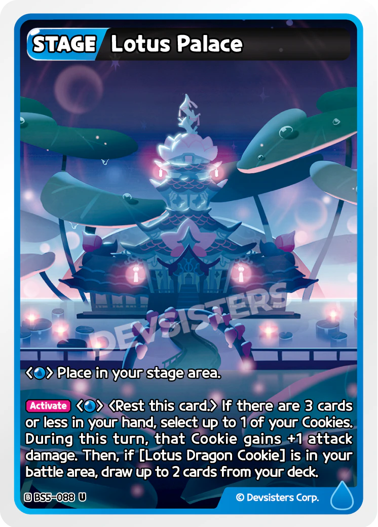 Image for Lotus Palace (BS5-088) (BS5) - CookieRun: Braverse TCG