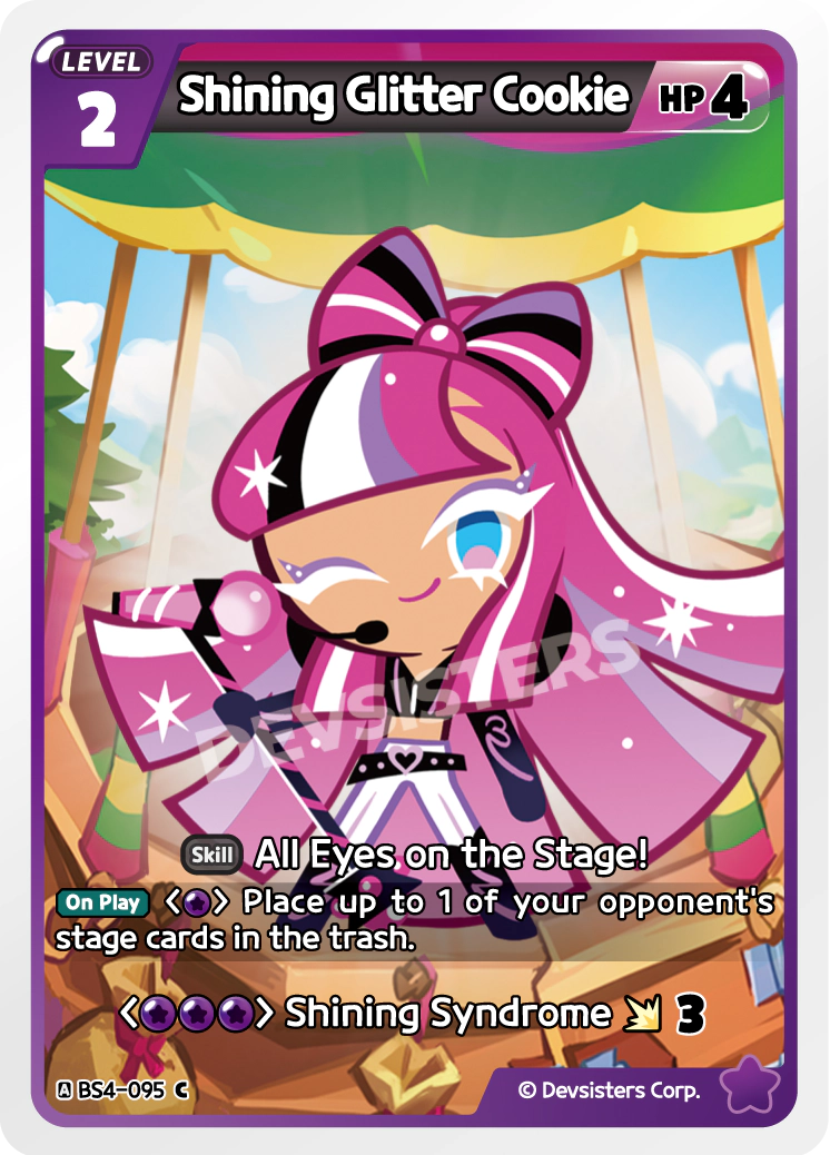 Image for Shining Glitter Cookie (BS4-095) (BS4) - CookieRun: Braverse TCG